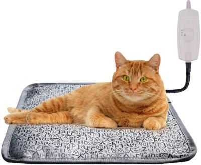 China OEM 110V 220V Mat Warmer Heater Bed Blanket Breathable Waterproof Electric Dog Cat Bed Blanket Pet Heating Pad for sale