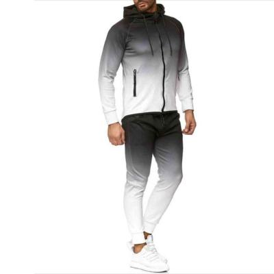 China Latest Customized Plus Size Mens Tracksuit/Polyester/Cotton Mens Sweatsuit/Custom Mens Jogging Suit for sale