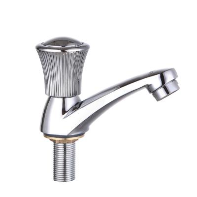 China LIRLEE Faucets Garden Factory Price Zinc Stainless Steel Faucet Metered Brass Basin Pillar Faucet for sale