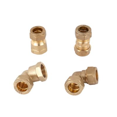 China Pipe Lines Connect LIRLEE Bathroom Accessories Brass Pipe Fittings for sale