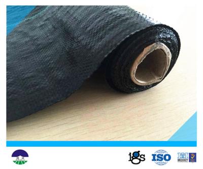 Κίνα Μαύρο ανθεκτικό υφαμένο Geotextile οξέων ύφασμα/μαύρο υφαμένο ύφασμα σταθεροποίησης πολυπροπυλενίου προς πώληση