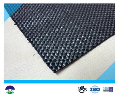 中国 補強の生地87KN/60KN 390Gのための黒い編まれたGeotextile 販売のため