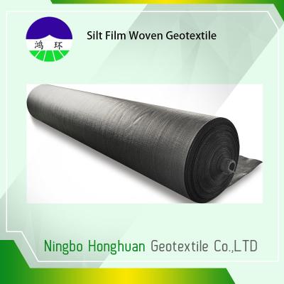 Chine 120gsm a dédoublé la protection de haute résistance de pâtée de géotextile tissée par pp de film à vendre