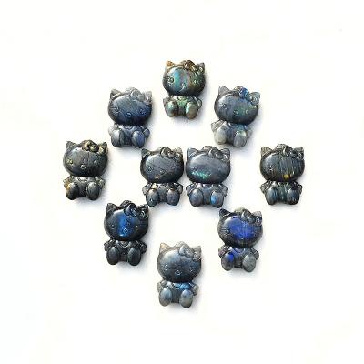 China China wholesale crystal healings stones cat crafts natural crystal carving crystal cat for sale