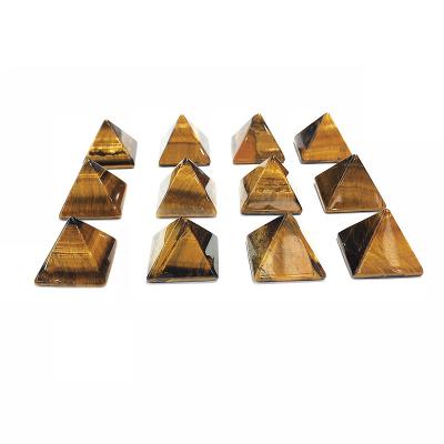 China Wholesale Natural Crystal Pyramid Tiger Eye China Pyramid Crystal Crafts For Sale for sale