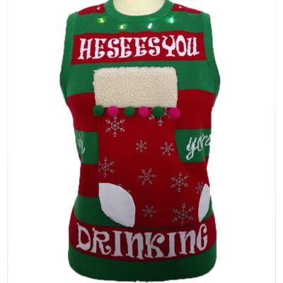 China Wholesale Breathable Ugly Custom Christmas Sweater Oversized Knitted Christmas Sweater for sale