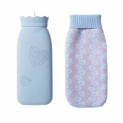 China Various Warm Winter Warm Designs Of Knitted Rubber Warm Water Bottle Covers for sale