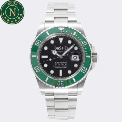 China Noob Factory 3235 Movement Night Vision 904L Submarine 41mm RLX Stainless Steel Sapphire Glass Waterproof Luxury New Date Automatic Watch for sale