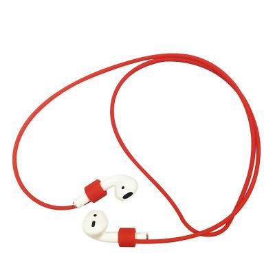 China For Airpods Strap Fashion Anti-lost Silicone Earphone Cable For Apple iPhone X 8 7 AirPods Earphone Neck Strap Cord Wireless String for sale