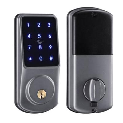 China WAFU WF-006 Dynamic Password Knob Door Lock Password Deadbolt Indoor Wooden Indoor Smart Door Lock With Keys TTT Remote Control Lock for sale