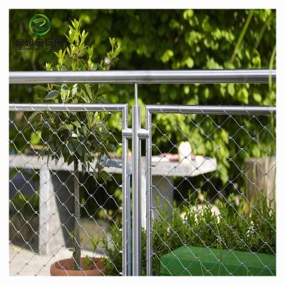 China Factory Direct Sale Durable Stainless Steel Railing Protector Wire Rope Net Cable Mesh Zoo Mesh Protecting Mesh for sale