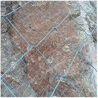 China Plain Weave Anping Slope Protection Spider Spiral Rope Wire Reinforcement Net Woven Steel Wire Mesh Net For Mountain Rockfall Barrier for sale