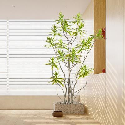 China Color Is Natural And Is Washable Artificial Tree Lily Bamboo Interior Golden Decoration Green Plants Wholesale Home Decorative Artificial Large Tree for sale