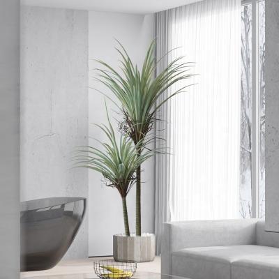 China New Large Minimalist Artificial Moroccan Artificial Plant Decoration Floor-to-Ceiling Agave Dracaena Tree Green Plants for sale