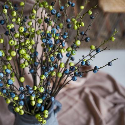 China Home decoration berry squid flowers interior decoration artificial simulation fruit flower living room decoration coffee shop decoration for sale