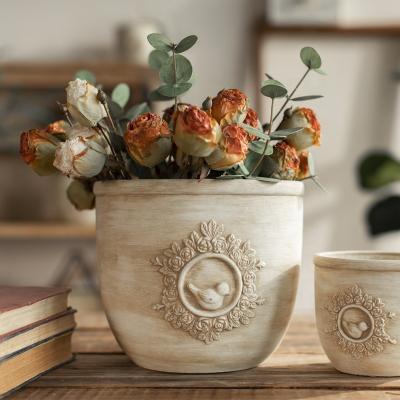 China Classic Style Beautiful Home Decor Flower Pots Durable Material China Best Price for sale