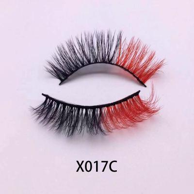 China Colorful Wholesale Price Colorful False Eyelashes with Custom Packages for sale