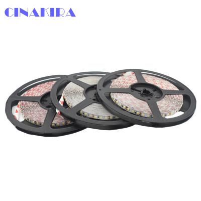 China High Brightness Flex Pro LED Strip Light 8mm Width Strong Adhesive 10m Width SMD2835 120led/M Strong Adhesives One Roll Pasteable Soft Led Strip for sale