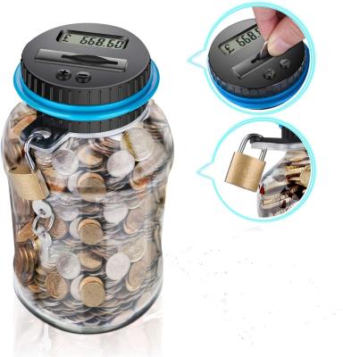 China 21.8cm Digital Coin Piggy Bank for sale