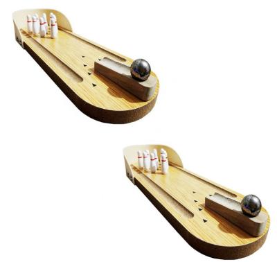 Chine Le bowling de table en bois de Kingda 350g a placé l'approbation d'intérieur de la CE de sports de famille à vendre