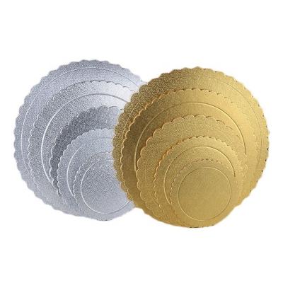 China Favorable Price Disposable Round Cake Spacer Bulk Cake Board 8inch Cardboard Around 50pk for sale