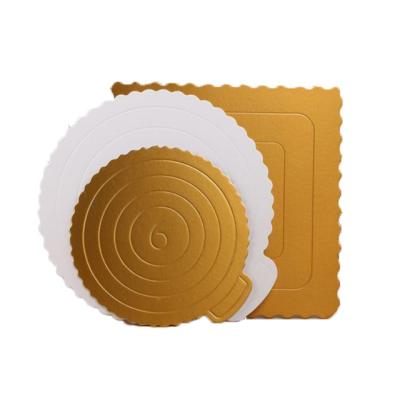 China Wholesale Disposable Cake Boards Round White Cake Boards And Boxes For Party Kitchen Baking Cakes And Pastries for sale