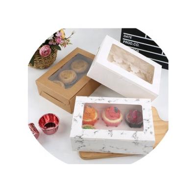 China OCEAN FROM BEYOND Recyclable Cake Boxes 10 x 10 x 5 Transparent Customizable Cookie Box Baking Box for sale