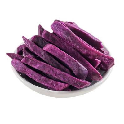 China Hot Sale China Dried Health Dried Vegetable Purple Snacks Sweet Potato French Fries for sale