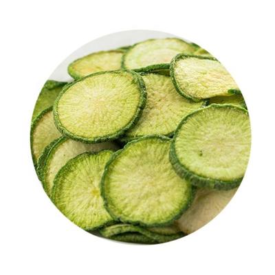 China Wholesale Vacuum Dry Fried Mixed Vegetable Chips Radish Dried Green Radish Slice for sale