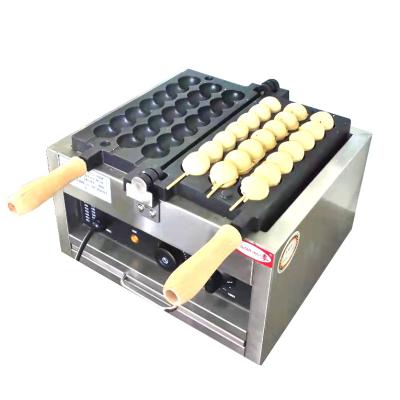 China Commercial Electric Non-Stick Snack Round Ball Taiyaki Bubble Machine Skewer Waffle Maker Adjustable Thermostat for sale