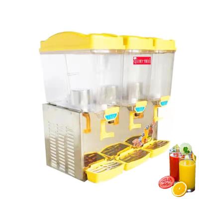 China Automatic Commercial Electric Large Capacity 3 Tanks Bars Cold Drink Beverage Dispenser 450*190*280 Mm for sale