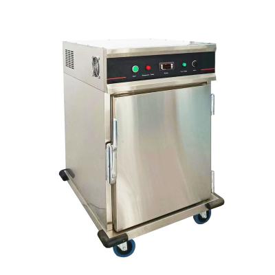 China Circulation Commercial Electric Dining Car Restaurant Banquet Cabinet Thermos Food Warmer Cart for sale