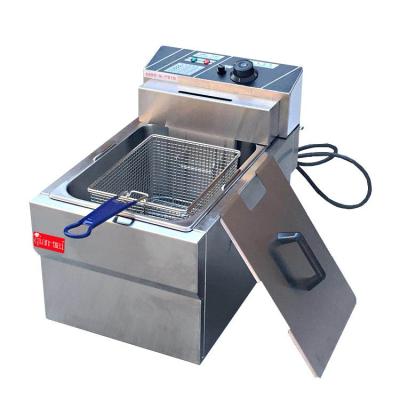 China Easy Clean Hot Sale Potato Chips Equipment Fried Chicken Fryer With Single Cylinder for sale