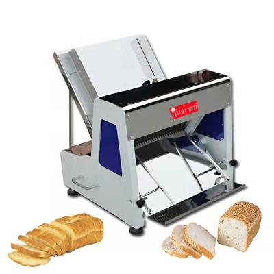 China Automatic Adjustable Width Toast Slicing Machine Commercial Adjustable Bread Slicer for Bakery Bread Shop for sale