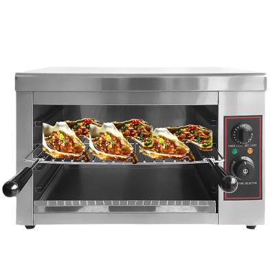 China Adjustable Commercial Kitchen Equipment Stainless Steel Height Grill Oven Electric Toaster Salamander for sale