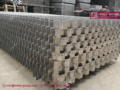 China HESLY™ clinched, rectangular bar,  SAE1020 with protruding lances | 3'X10' | hexsteel refractory lining for sale