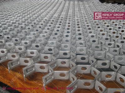 China 410S Hex-mesh Cyclones Armouring, HESLY Brand, 1.0X20mm strips, China Supplier for sale