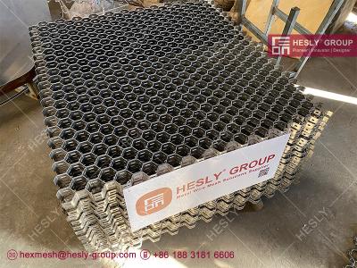 China Hexmetal Refractory Armour Lining | 2.0X30X50mm | Stainless Steel 253MA | Hesly Brand, China Factory Sales for sale