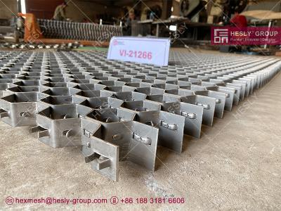 China Hexmetal Refractory Armour Lining | 2.0X30X50mm | Stainless Steel 310S | Hesly Brand, China Factory Sales for sale