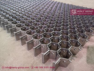 China 310S hex steel grid with 50mm standard thickness | standard size 1000x1000mm | HESLY for sale