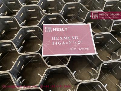 China Hexagonal Mesh Refractory Lining for Reactors, AISI410S, 30mm deep, 2mm strips, 50mm hexagonal hole, China Factory sales for sale