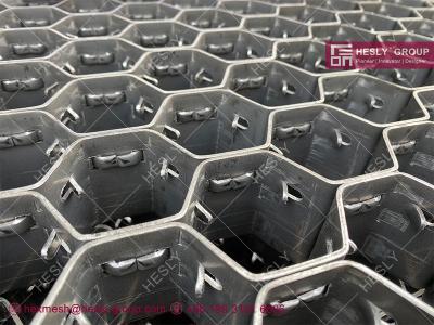 China 410S Hex steel mesh | 30mm depth | 2inch hexgonal hole | lances type | 3ft by 6ft sheet | Hesly China factory sales for sale