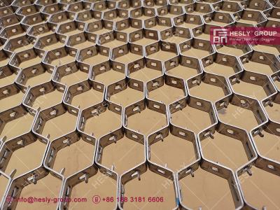 China Mild Steel Hexmetal for Tanks Stacks Lining | 25mm Depth | 2.0mm thickness strip | 3'X8' sheet - HESLY China Factory for sale