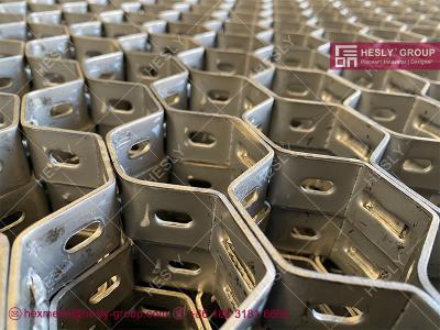 China Stainless Steel SUS304 grade Hex Metal Grating for refractory line | 2X30X50mm | Hesly Brand, China Manufacturer for sale