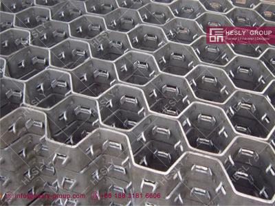 China Hexmetal Refractory Furnace Lining | stainless steel 253MA | Lance Style | Hesly Metal Mesh - China for sale