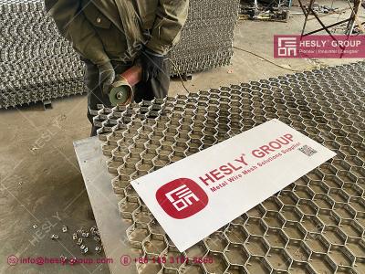 China Stainless Steel 316 hexmetal for Refractory Lining | 1.5X20X50mm | 95X100cm | HESLY-CHINA factory for sale