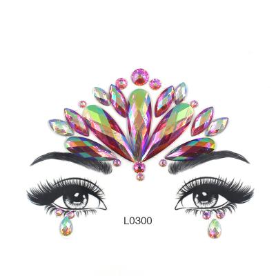 China Pretty Temporary Shiny Face Gem For Rave Party Girls Kids Can Use Safety for sale