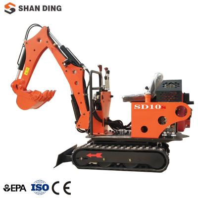 China Hotels Agricultural Machinery 0.8t Small Garden Household China Mini Excavator OEM With Bucket Low Price for sale