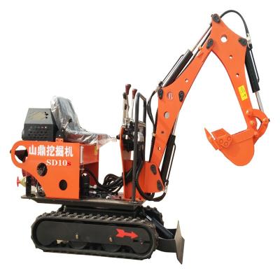 China Super Low Price SD10S 0.02 Bucket 0.8ton Garden Mini Farms China Manufacturer Crawler Excavator For Sale for sale