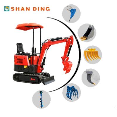 China Earthmoving Machinery Mini Excavator CHEAP PRICE 1 TON MINI EXCAVATOR WITH HYDRAULIC PILOT FOR SALE 1000KG MINI DIGGER for sale